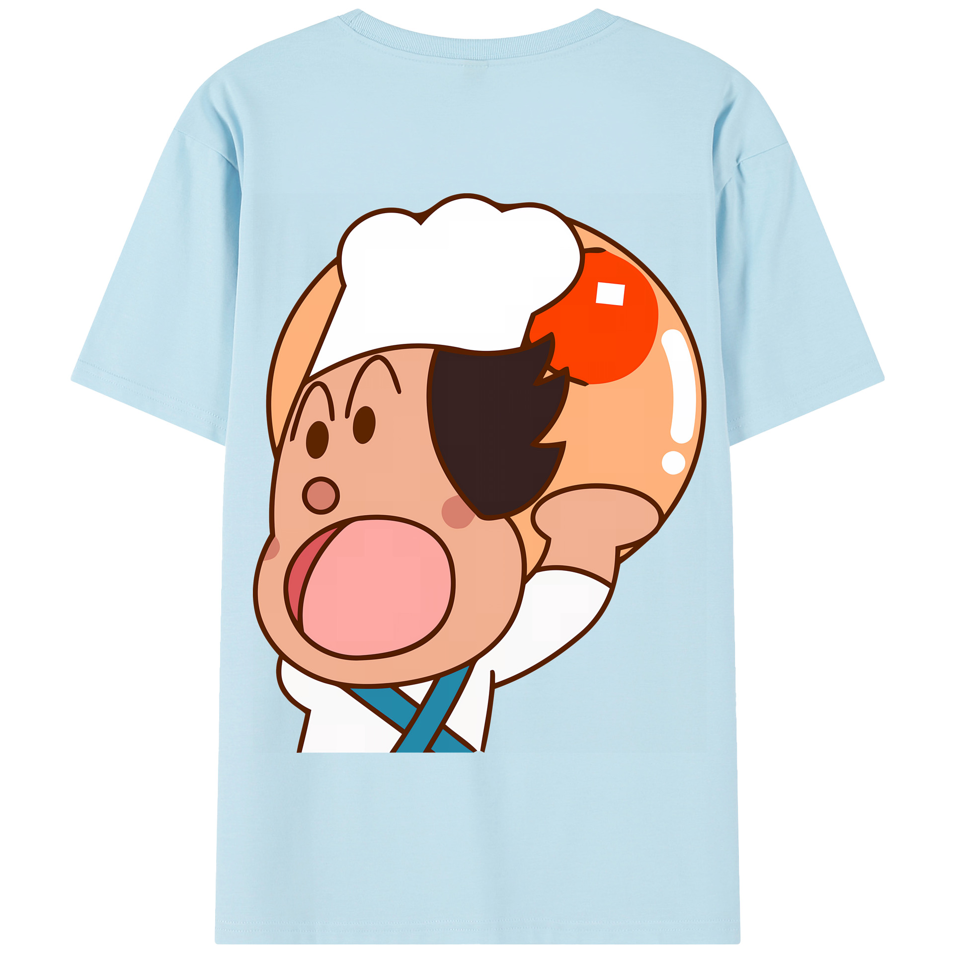 （画像用） アンパンマン Anpanman 綿100％半袖Tシャツ（背面プリント）